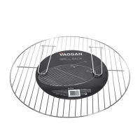 Vaggan Barbecue Grillrooster Chroom Ø47cm