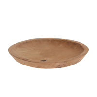 Schaal Hout Teak Ø30x4cm