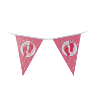 Vlaggenlijn Baby Girl 350cm