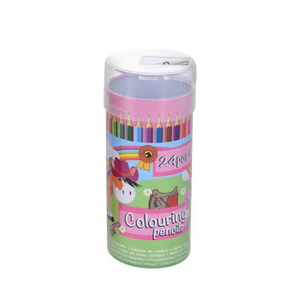 Kleurpotloden In Koker Pony 24 stuks