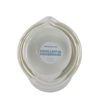 Excellent Houseware Mengkom Set Crème 3-delig