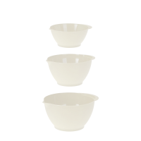 Excellent Houseware Mengkom Set Crème 3-delig