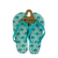 Slipper Kind Palm Print Groen Maat 32