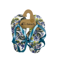 Slipper Kind Lily Flower Blauw Maat 25