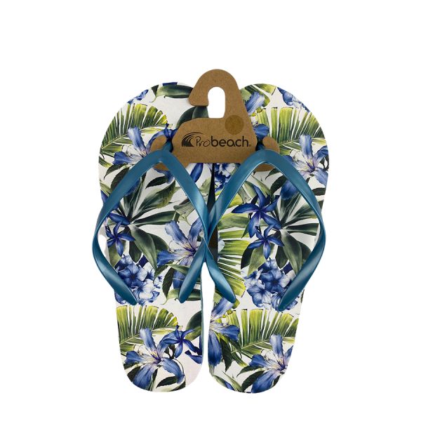 Slipper Vrouw Lily Flower Blauw Maat 39