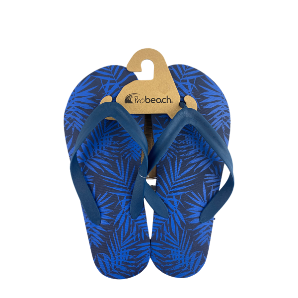 Slipper Man Palm Blauw Maat 45
