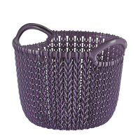 Curver Opbergmand Knit XS Rond Twilight Purple