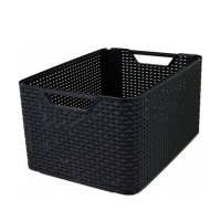 Curver Opbergmand Style L Donkerbruin