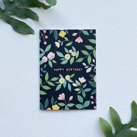 Art by Andu Wenskaart Happy Birthday Dark