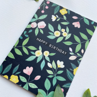 Art by Andu Wenskaart Happy Birthday Dark