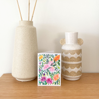 Art by Andu Wenskaart Jungle Flowers