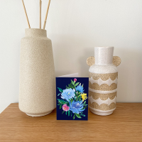 Art by Andu Wenskaart Blue Bundle