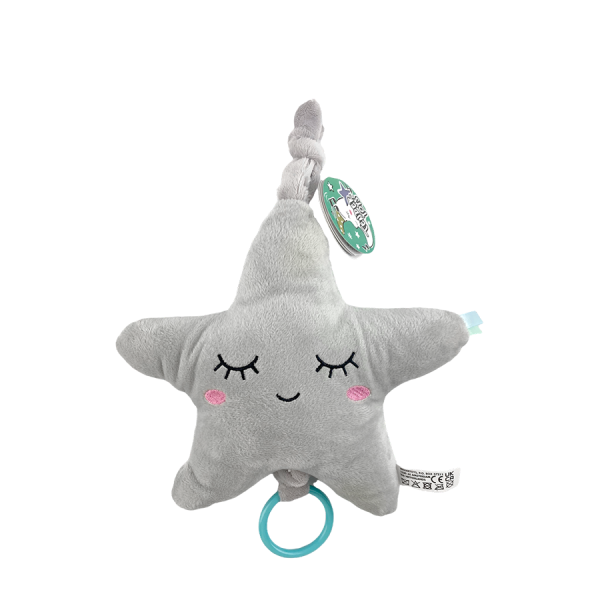 Pluche Muziekdoos Sterretje