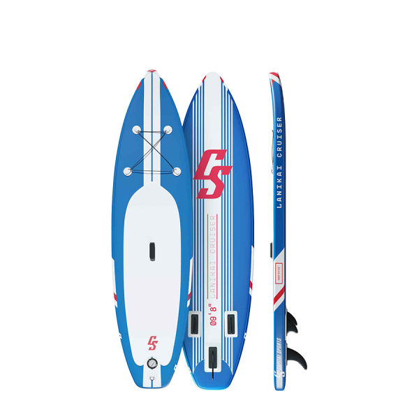 Capital Sports Sup Board Lanikai Cruiser 9'8" Blue Stripes