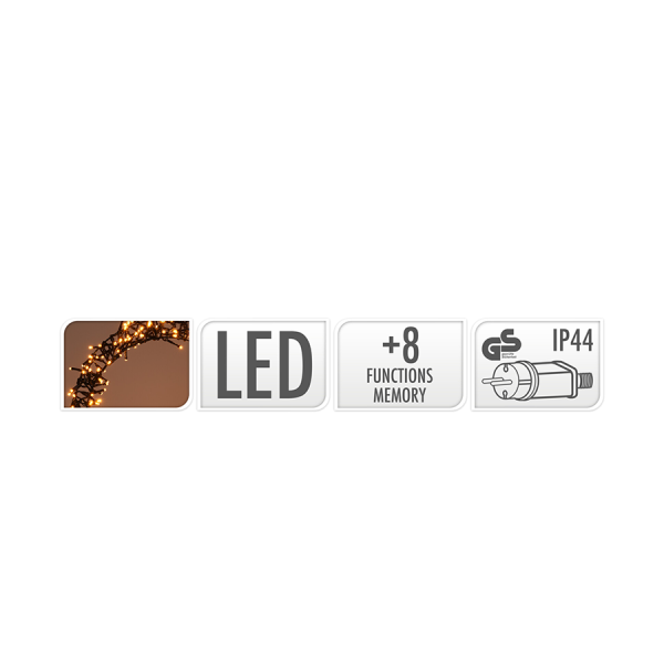 Ring LED Zwart 400 leds Ø48cm