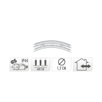 Slangverlichting LED Multicolor 600cm