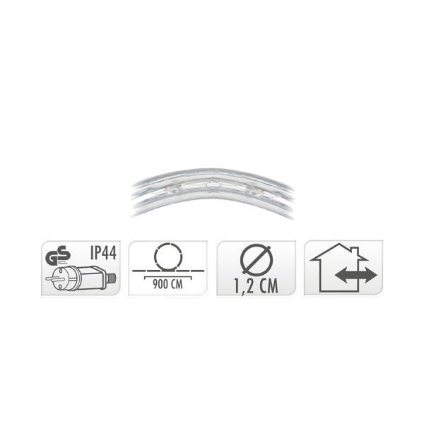 Slangverlichting LED Multicolor 900cm