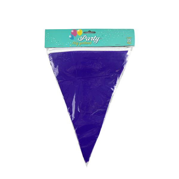 Vlaggenlijn Paars 600cm