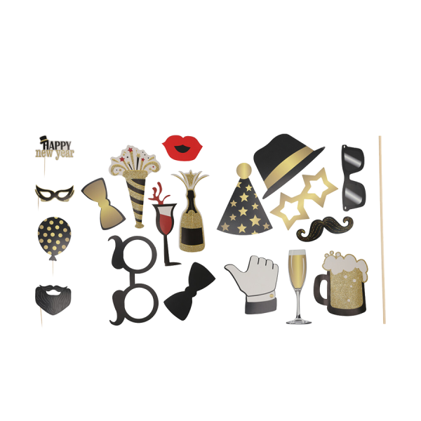 Selfie Fun Sticks Oud En Nieuw 21-delig