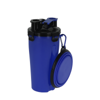 Dogs Collection Hondenvoer Beker Met Schaaltje Blauw 880ml