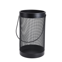 Kaarsenhouder Metaal Zwart 25,5cm