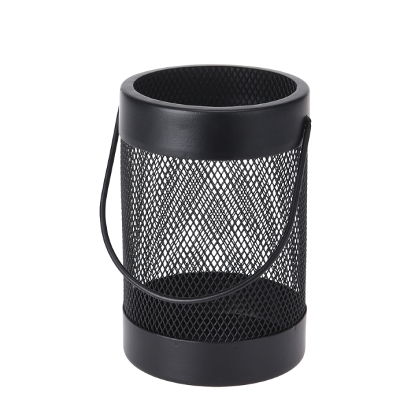 Kaarsenhouder Metaal Zwart 15,5cm