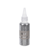 H&S Glitter Klein Zilver 40gr