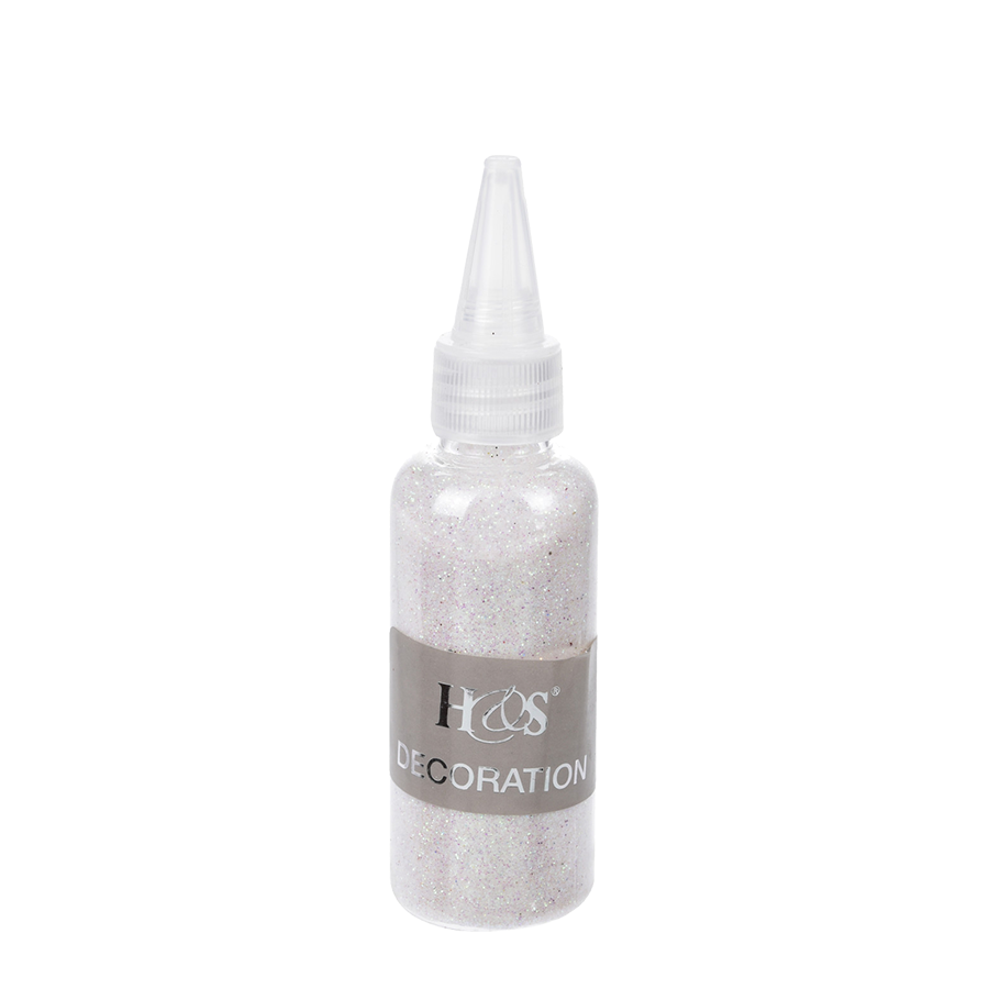 H&S Glitter Klein Wit 40gr