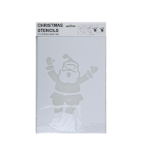 Sjabloon Kerstdesign Kerstman 35x22cm