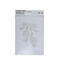 Sjabloon Kerstdesign Kerstbelletjes 35x22cm