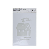 Sjabloon Kerstdesign Huisje 35x22cm