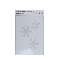 Sjabloon Kerstdesign Sneeuwvlok 35x22cm