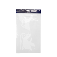 Sjabloon Kerstdesign Rendier & Slee 50x30cm