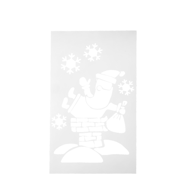 Sjabloon Kerstdesign Schoorsteen 50x30cm