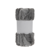 H&S Plaid Fleece Vacht Grijs 130x150cm