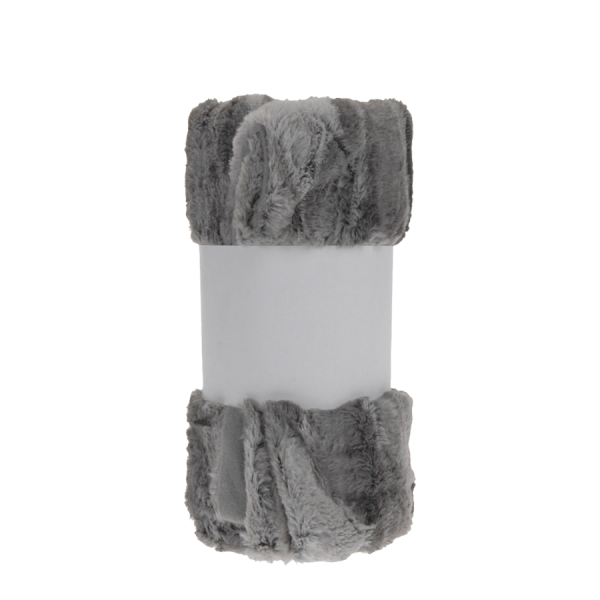 H&S Plaid Fleece Vacht Grijs 130x150cm