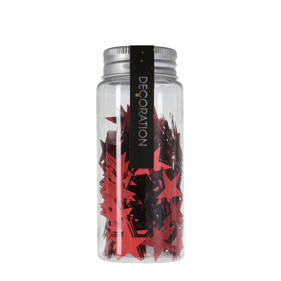 H&S Confetti Rood Ster 40gr