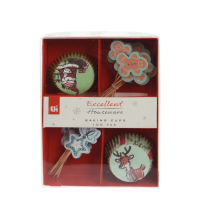 Excellent Houseware Cupcake Set Rendier 48-delig