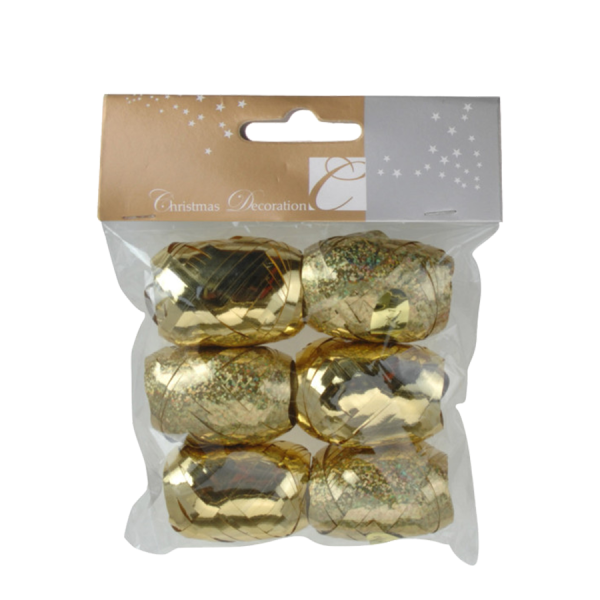 H&S Verpakkingslint Goud Set 6-delig