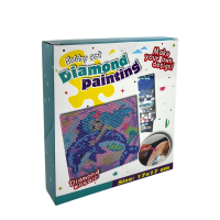 Diamond Painting Set Zeemeermin 17x17cm