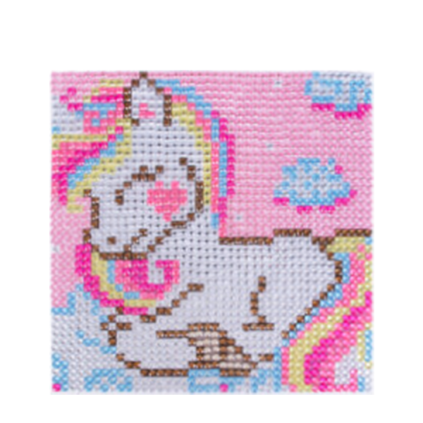 Diamond Painting Set Eenhoorn 17x17cm