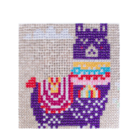 Diamond Painting Set Lama 17x17cm