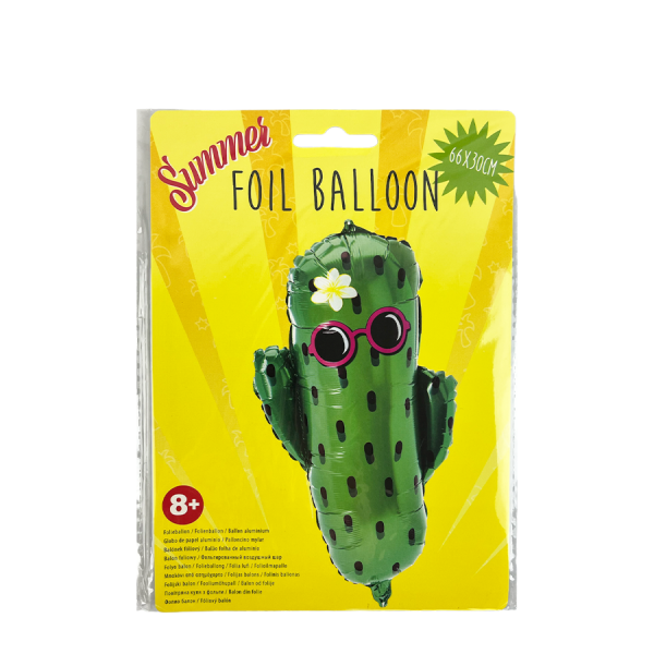 Ballon Folie Summer Cactus 66x30cm