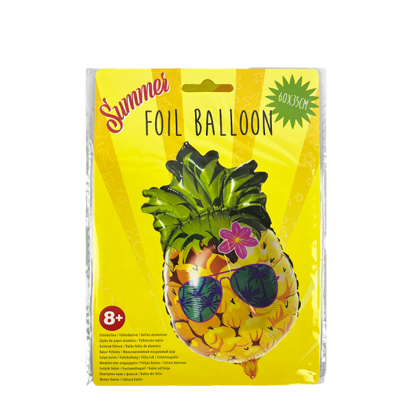 Ballon Folie Summer Pineapple 60x35cm