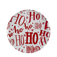 Excellent Houseware Bord Kerst Ho Ho Ho Ø28cm