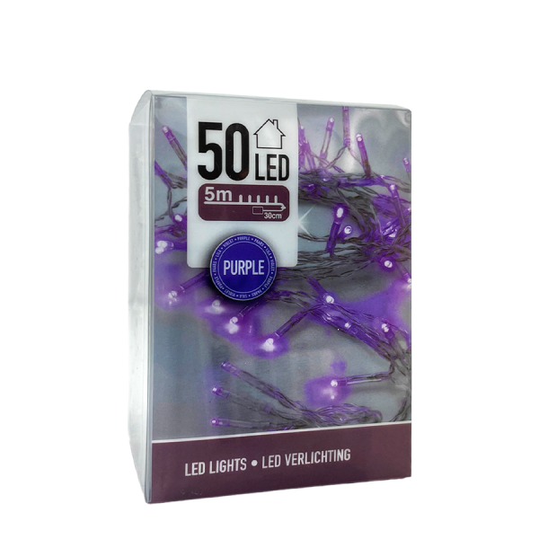 Ledlampjes Paars 50 Leds 500cm