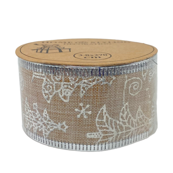 H&S Cadeaulint Jute Kerstboom 3,8x270cm