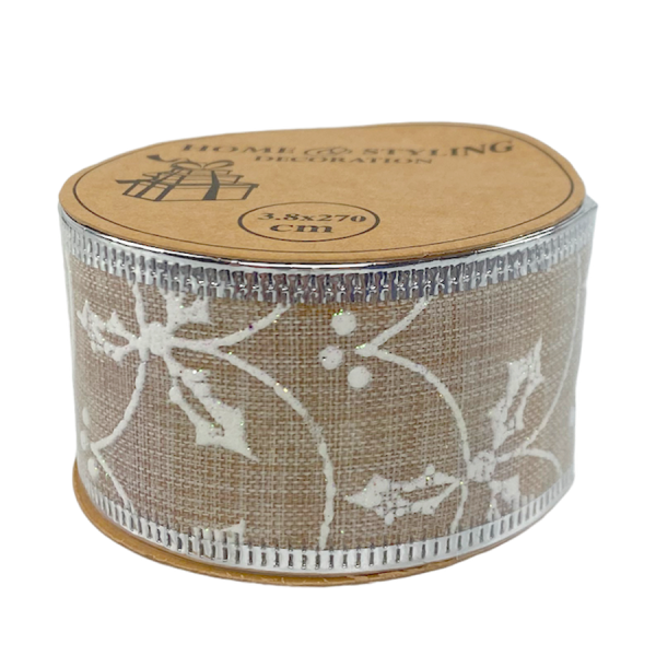 H&S Cadeaulint Jute Hulst 3,8x270cm