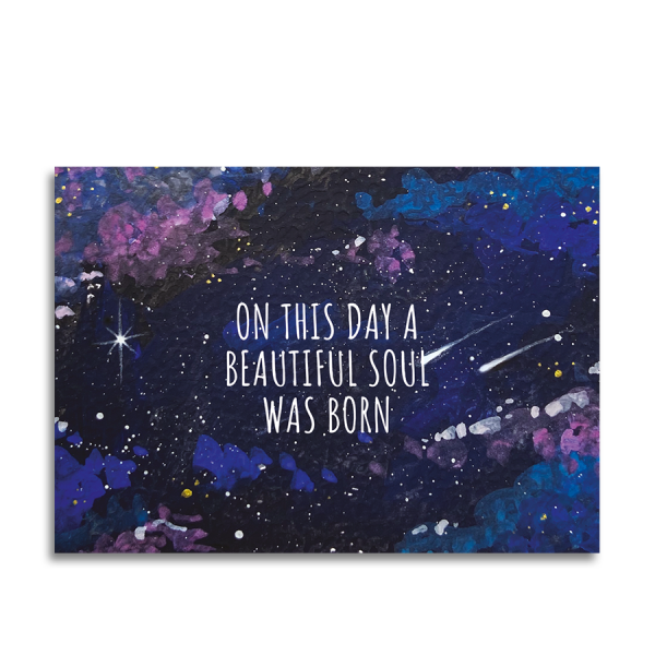 Art by Andu Wenskaart Soul Was Born