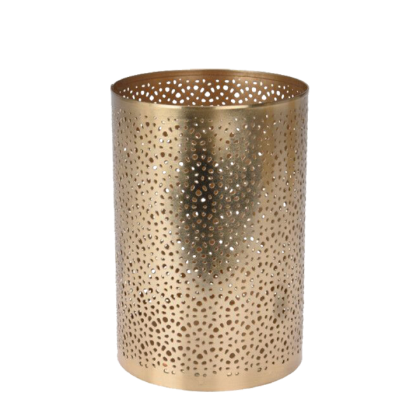 Theelichthouder Gestanst Design 1 15cm